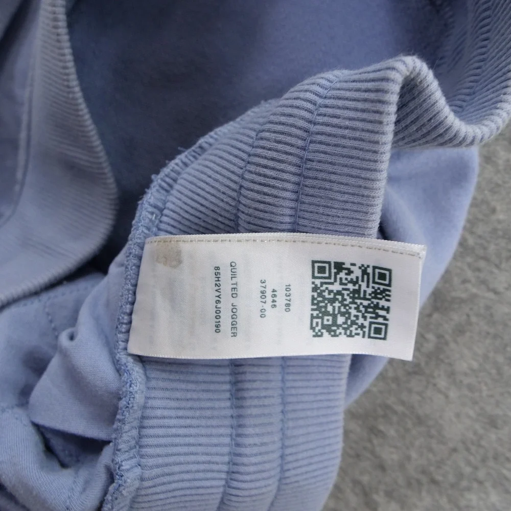 True Religion Jogger Sweatpants  Mens Large Blue Quilted Puffer Pants Streetwear